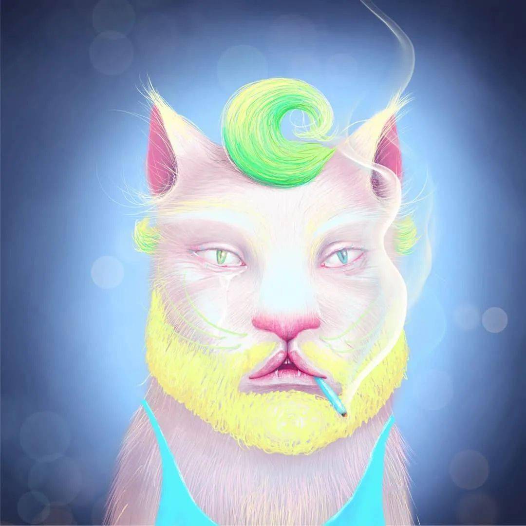 有这样的p图技术,简直666啊!_作品_创意_elena