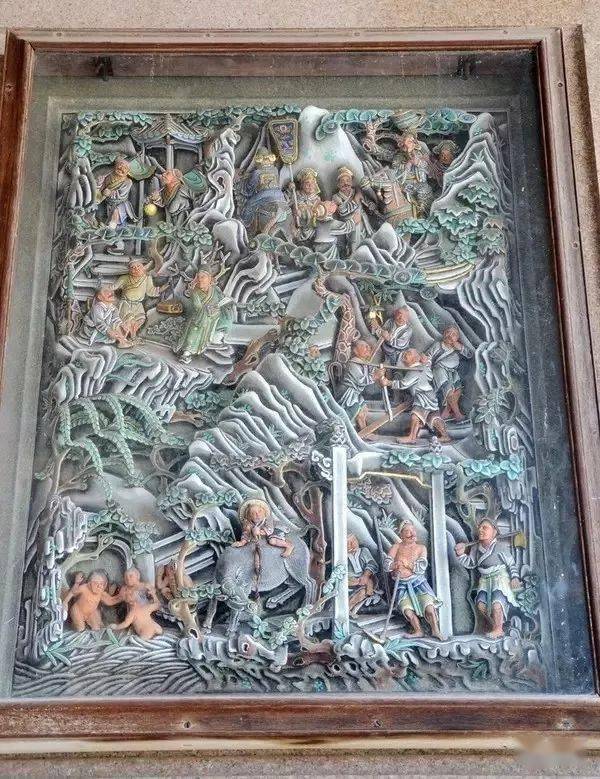 "士农工商"石雕很多潮汕人少时都听说过"一条牛索激死三个师父"的