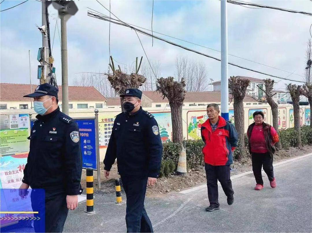 莱西市这个镇这些人春节期间一直"没闲着"!_巡逻_交流