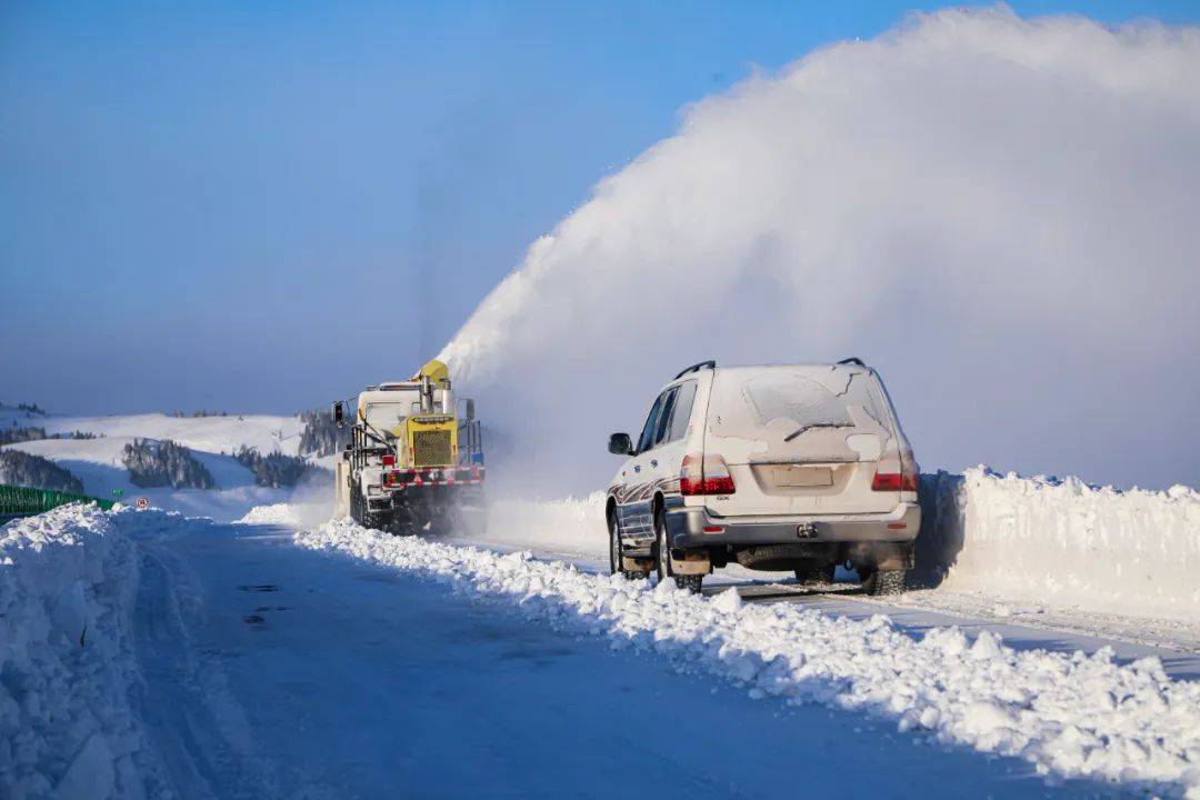路段_积雪_博乐