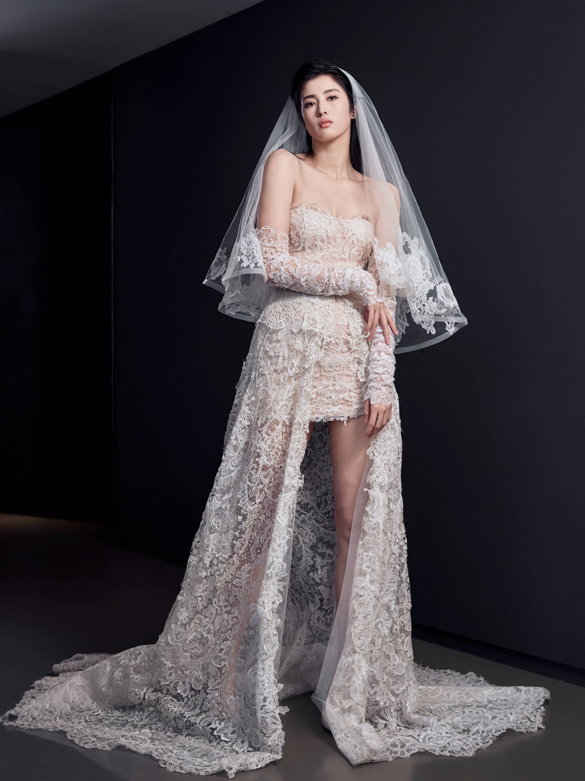 赵丽娜晒婚纱照:赋予婚纱特殊含义15坚定地做自己爱自己