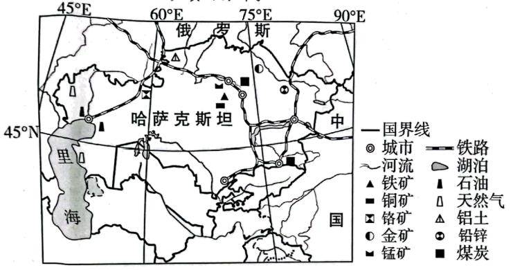 铀矿石分布图图片