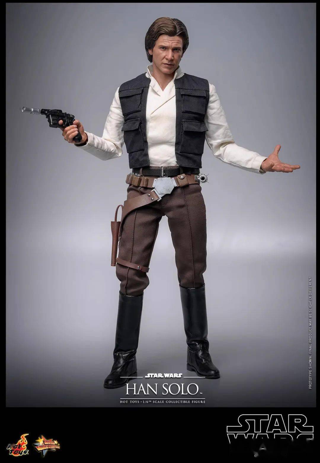 新品预定~ hottoys ht 1/6 mms740 星球大战6 绝地归来 汉·索罗