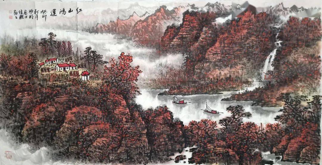 中美协会员山水作品专场(三)——中原书画收藏第910期_cm_中国画_毕业