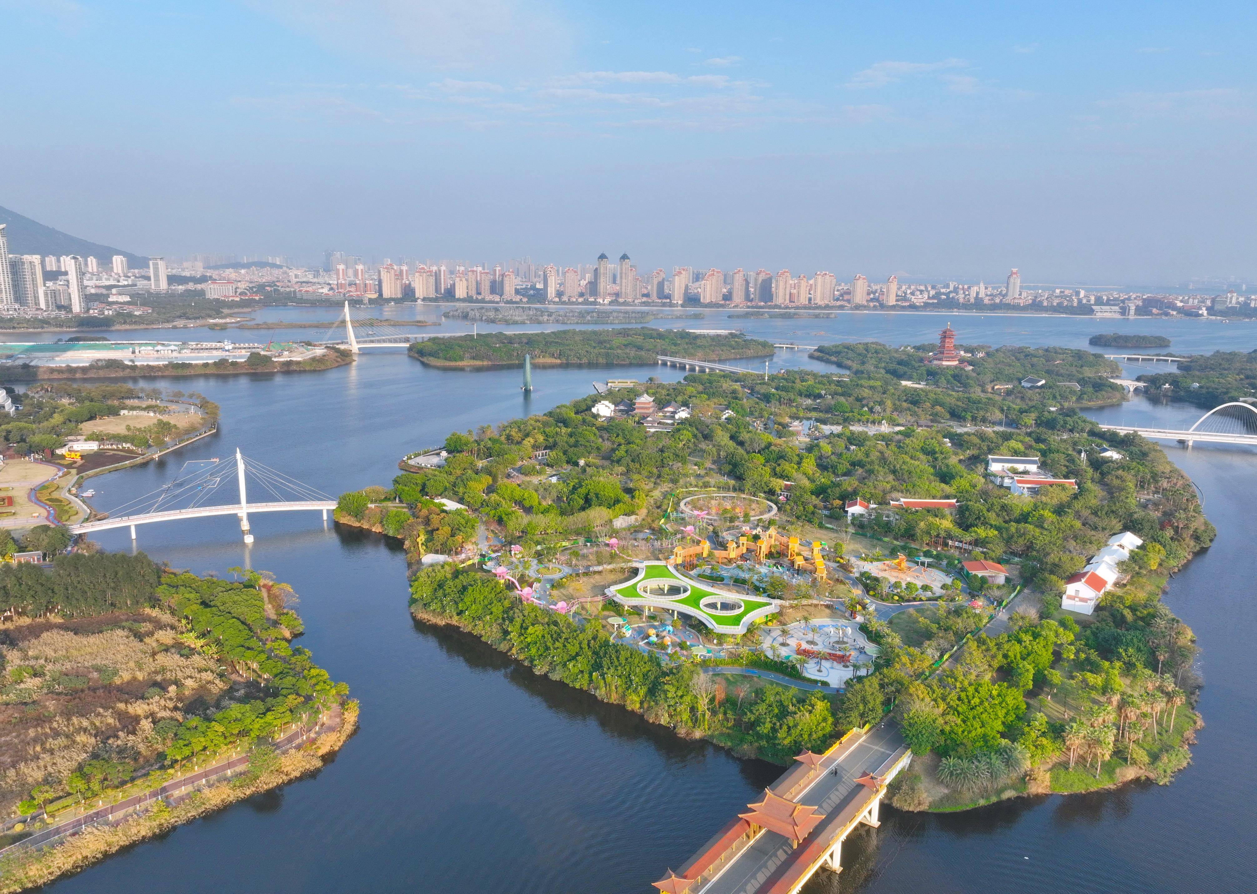 新华全媒 |人与自然和谐共生的鹭岛新画卷_厦门_无人机_城市