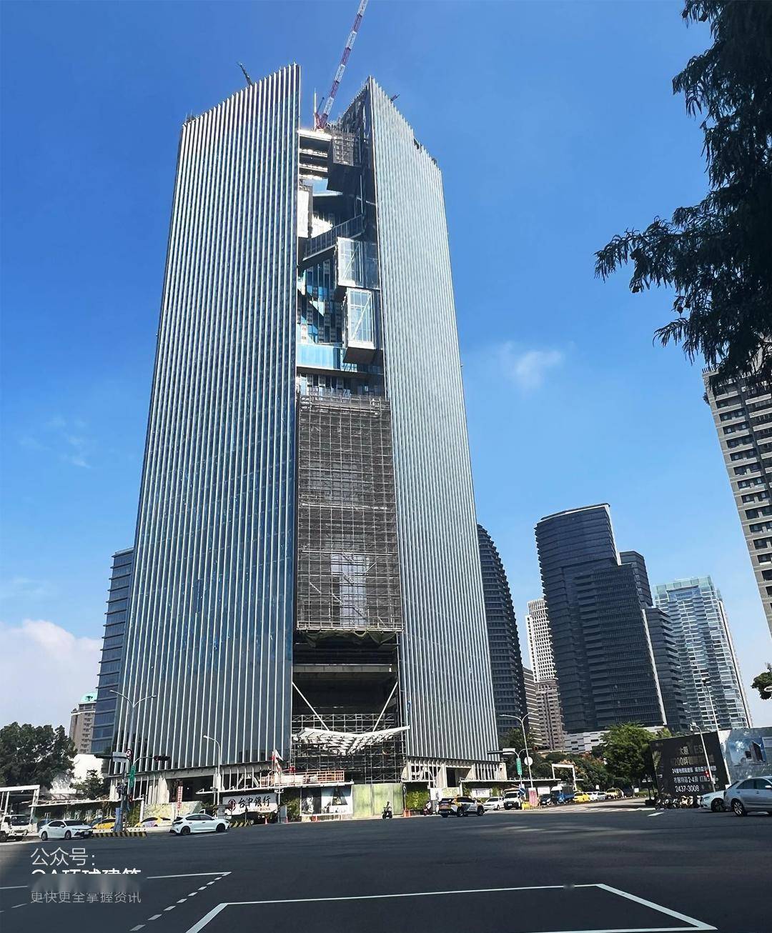 台湾省台中第一高楼即将建成_建筑_aedas_塔楼