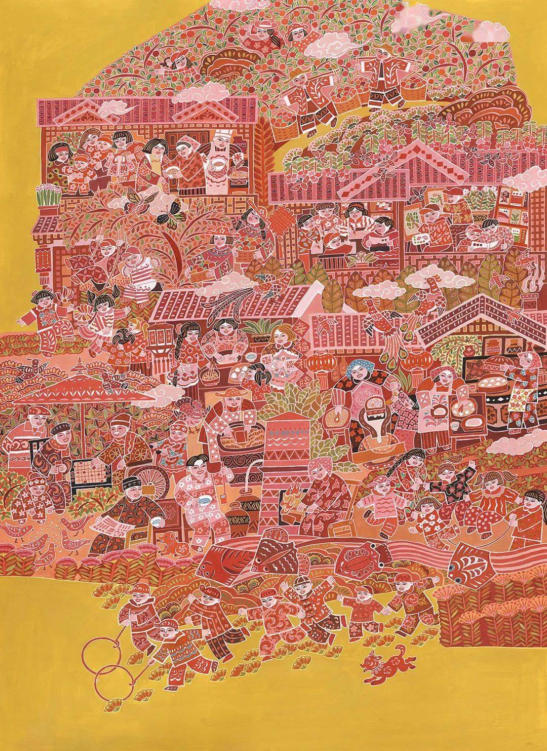 风尚·新年画-2024我们的小康生活美术创作展(十)_赵耀芬_郑成双_余东