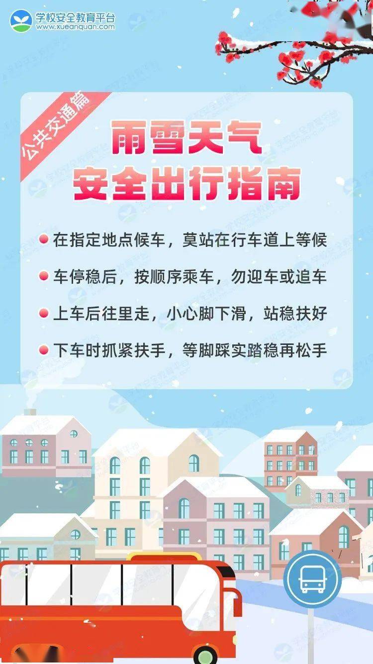 雨雪天气安全出行指南快收好这份保证出行安全及时了解路况千万注意