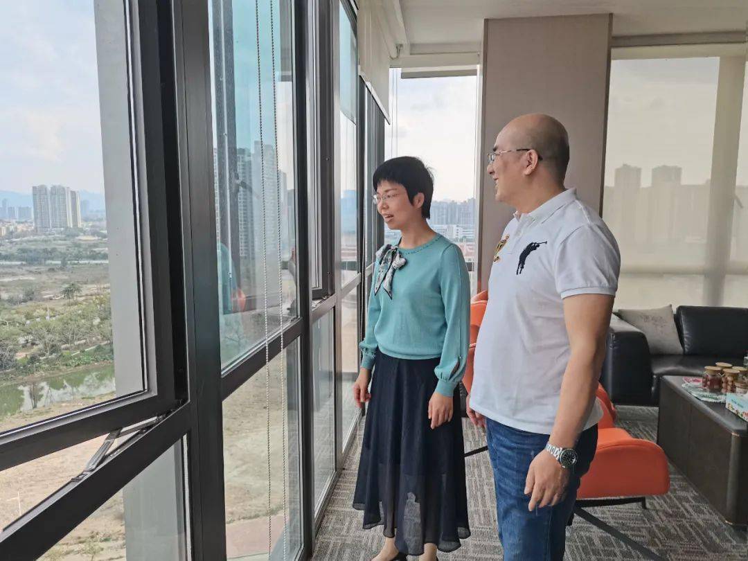 "岐"创新,谋发展丨石岐街道开展新春企业慰问走访_中山_服务_曾伟