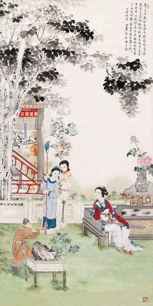 陆小曼_绘画_何香凝