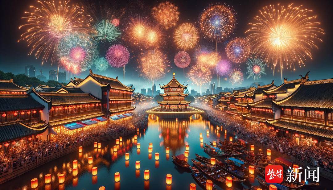 花灯逢元夜,今宵ai团圆_元宵_佳节_秦淮