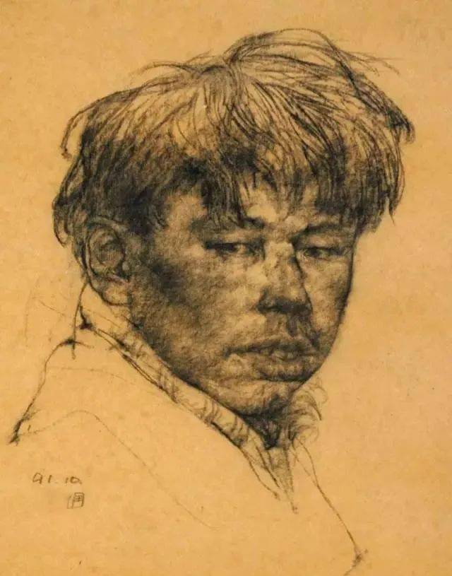 解放军艺术学院教授,任惠中素描速写