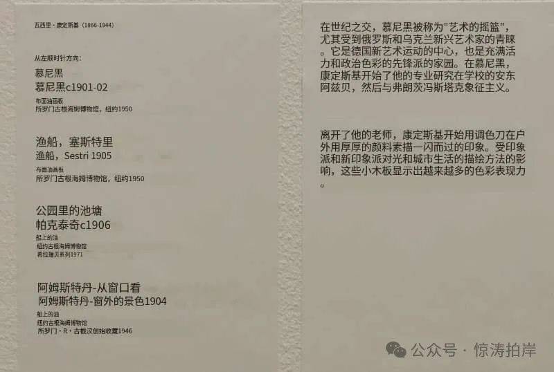 【乱石穿空】67阿涛看展:悉尼新洲美术馆康定斯基作品展(一)_艺术