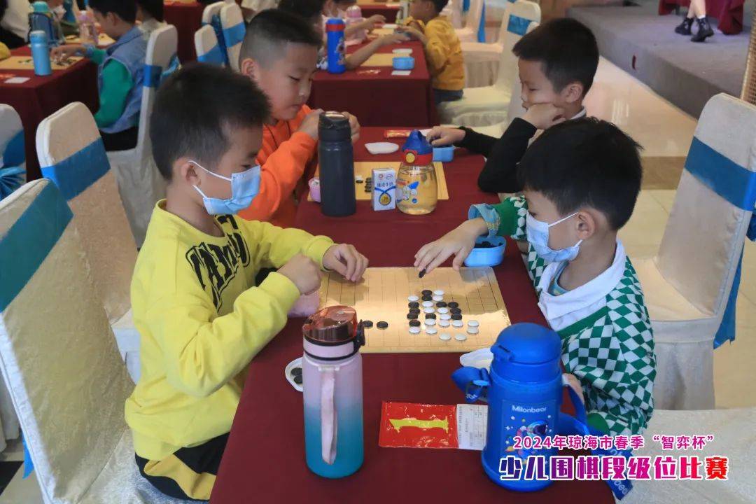 2024年琼海市春季"智弈杯"少儿围棋段级位比赛成功