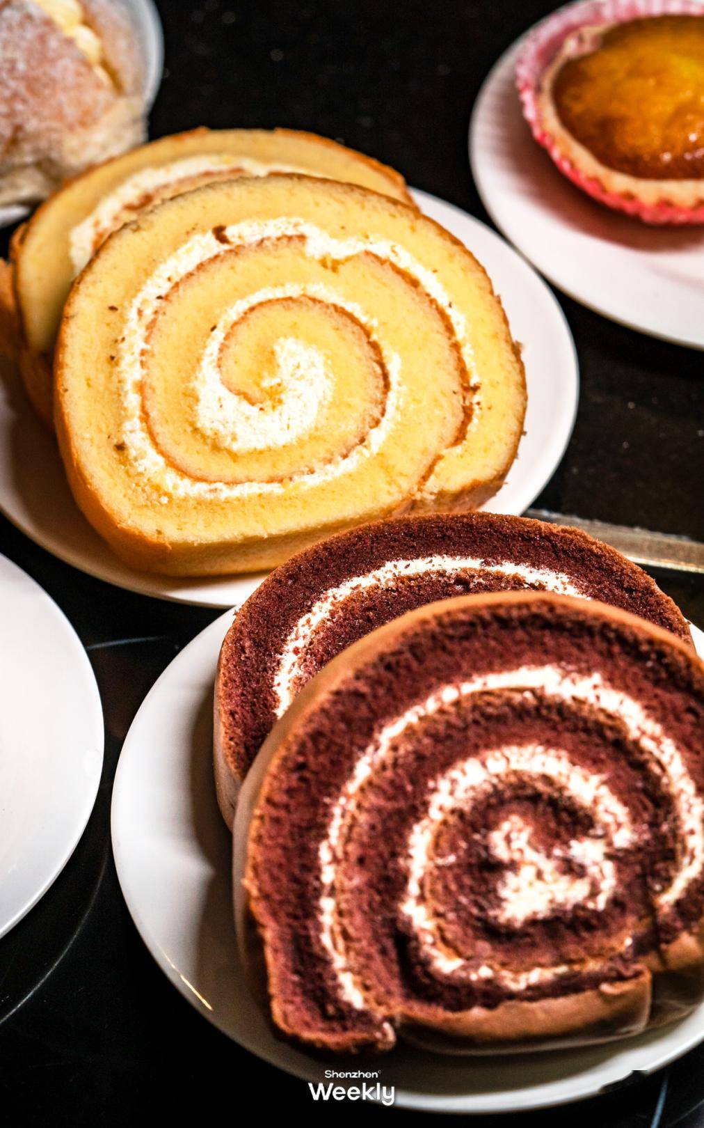 深圳"卷王"地图,一顿吃五个_瑞士卷_蛋糕_奶油