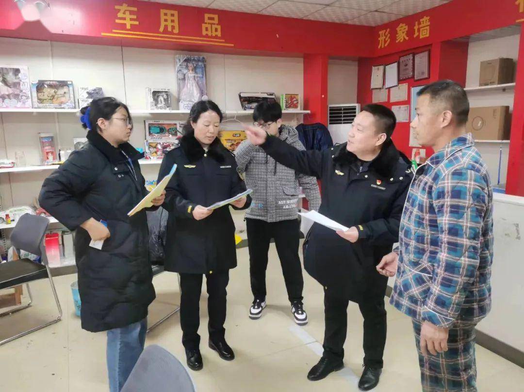 2月23日,广宗县应急管理局相关工作人员到通达加油站,镁神科技有限