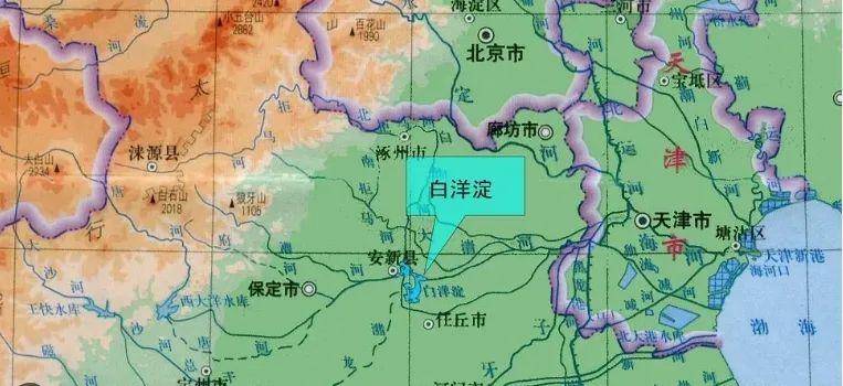 曾经相互联通的水网,直接分裂为东淀与西淀两大湖泊群.