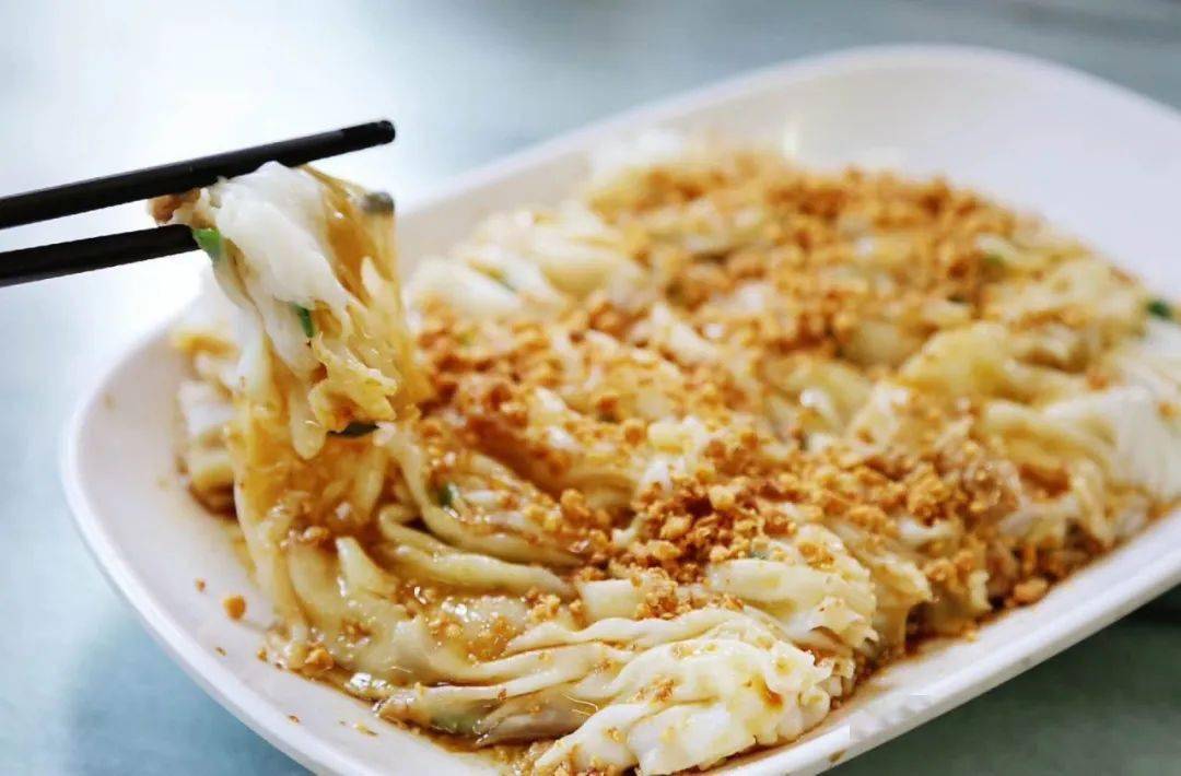 恩平布拉肠皮薄而爽,米浆味特别浓,有米味之余,蒸出来的肠粉厚薄均匀