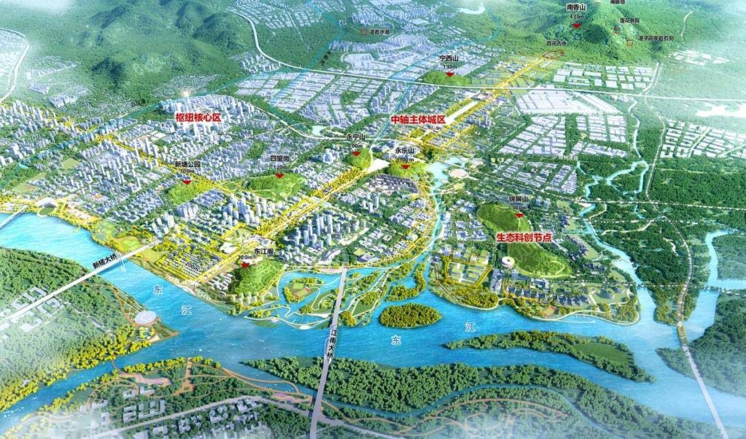 广州东部中心规划来了!_发展_城市_铁路枢纽