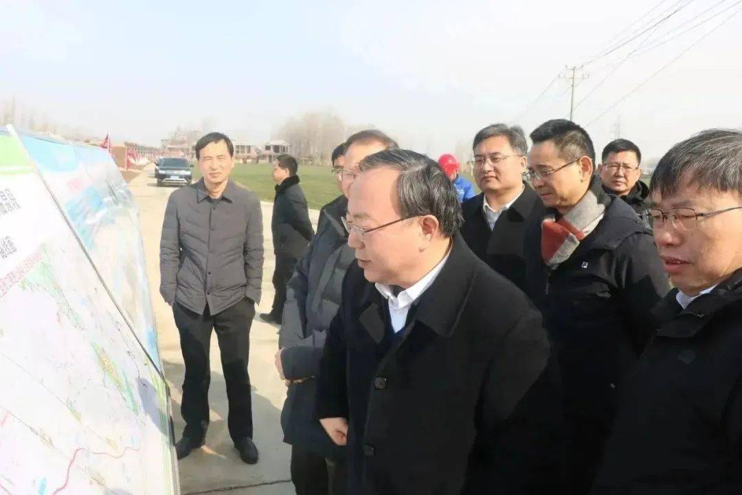 安徽省交通运输厅党组书记,厅长聂爱国到合周高速项目调研_施工_生产