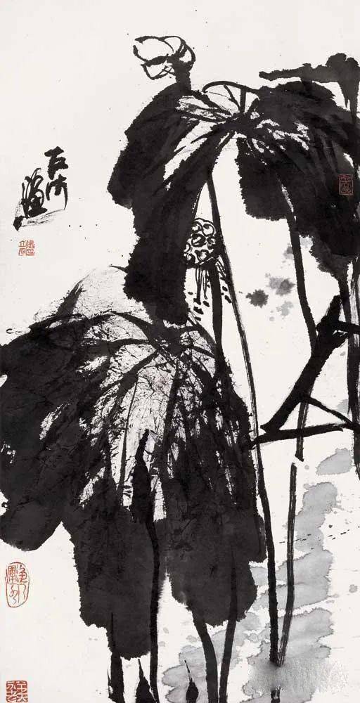 央美教授写荷,别具一格_国艺_艺术_国家