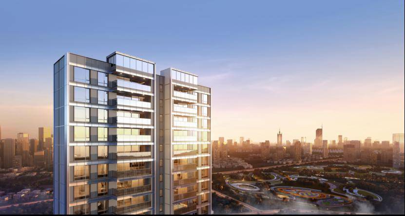 建筑主色彩的考虑,也是研究成都独特的天气情况并参照上海豪宅颜色