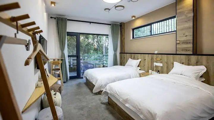 周末清明不加价德清大湖原舍民宿339享景观房一间一晚住宿次日2大2小