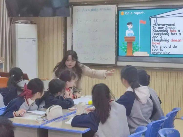 湖北随州市曾都区五眼桥中学教联体开展第一届生本教课堂英语优质课