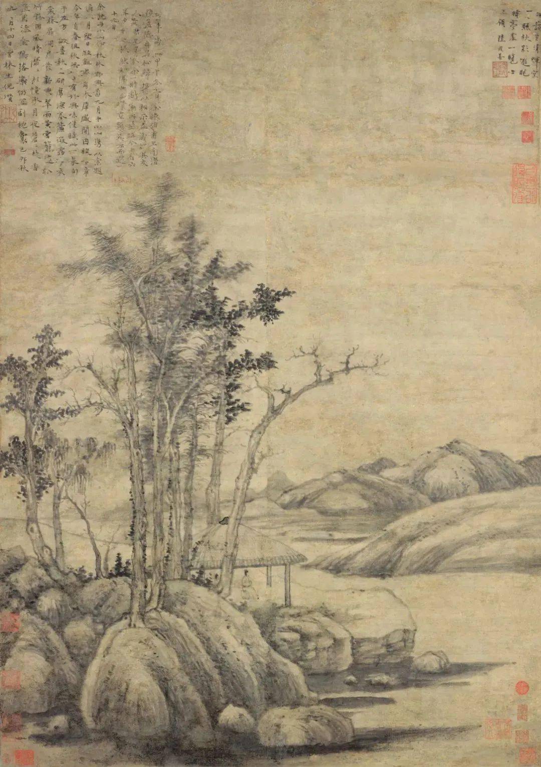 倪瓒的水墨山水，有强大的生命力_搜狐网