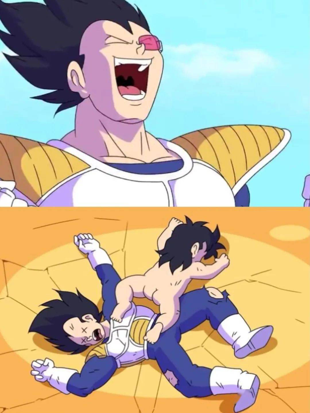 同人贝吉塔打脸图