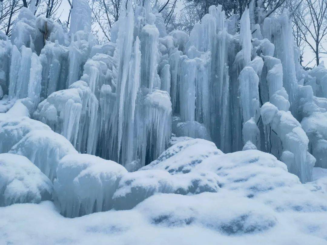 青峰峡冰雪世界图片