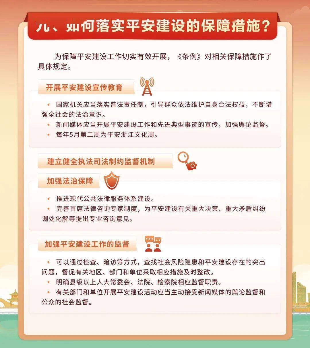 《浙江省平安建设条例》学习宣传