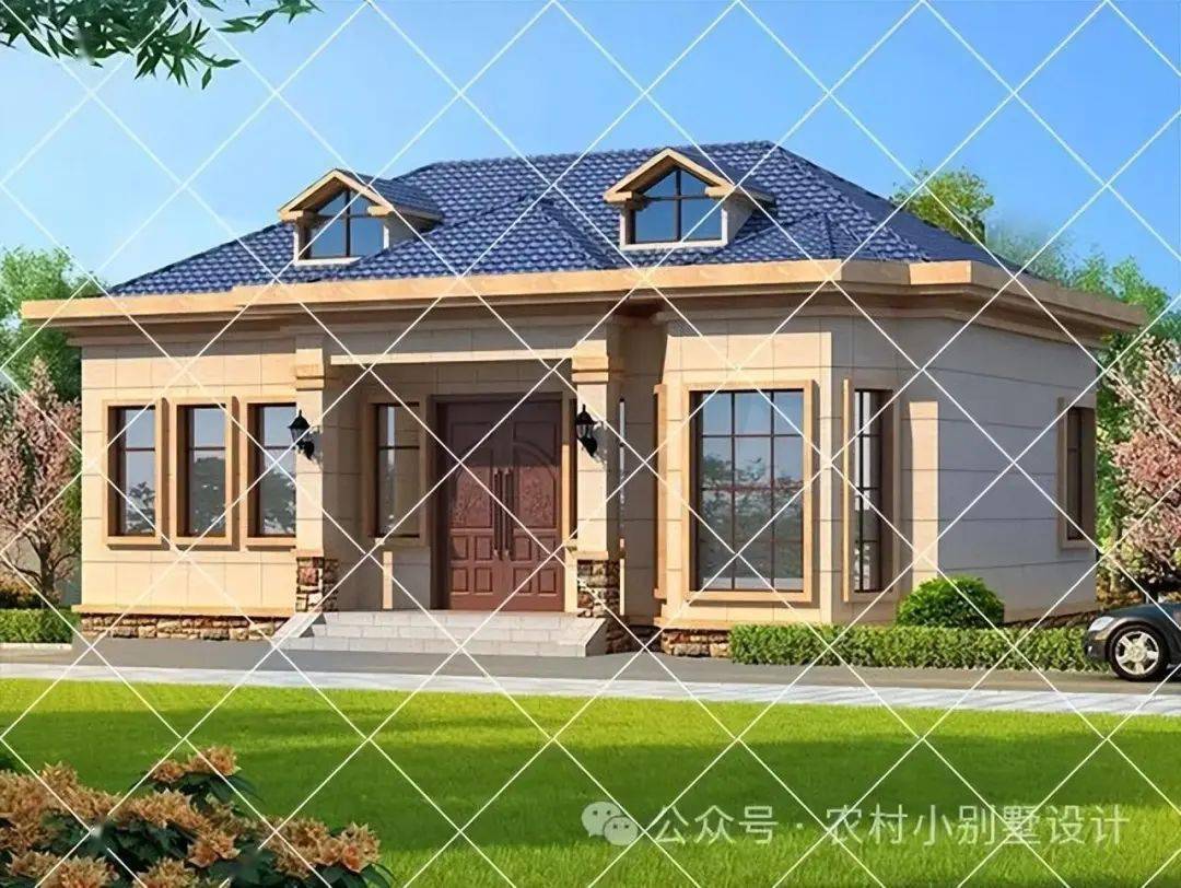 12万起就能建的33套一层乡村自建房别墅经济实惠农村自建房首选