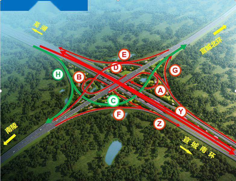 g50沪渝高速宣广段封闭施工!附示意图→_广德_宣城_方向