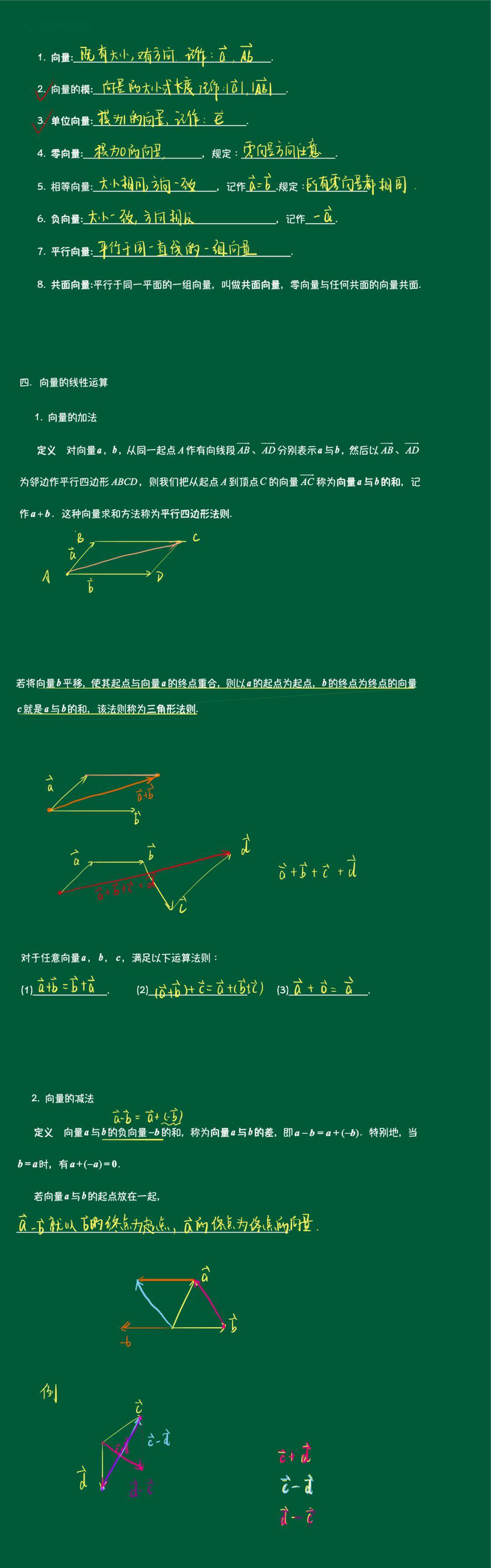 【高数入门】064 向量及其线性运算(上)_大学_版权_条例