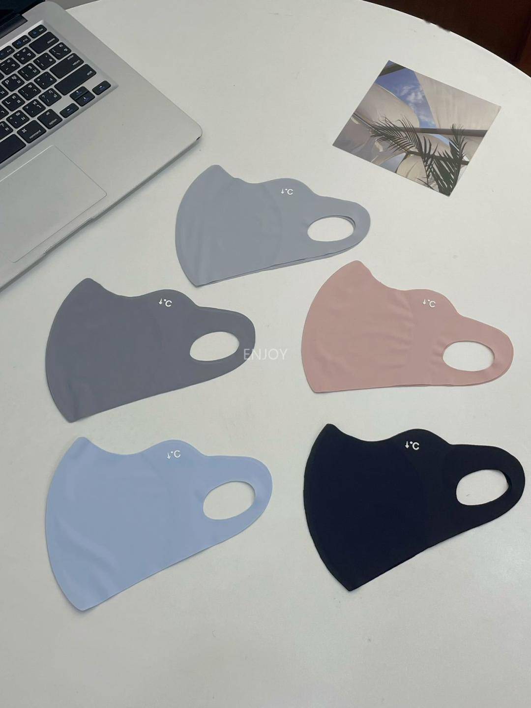 无痕玻尿酸防晒口罩199得3只保湿还防晒冰感触肤清凉透气弹力面料3d