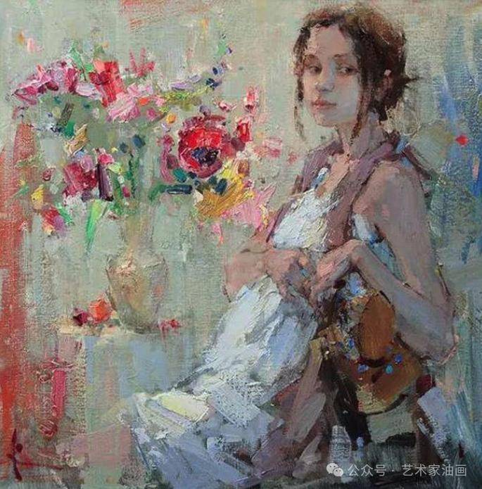 俄罗斯画家科罗连科夫油画