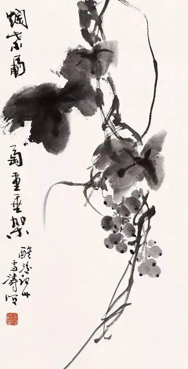 小趣大雅王雪涛笔下的花鸟葡萄