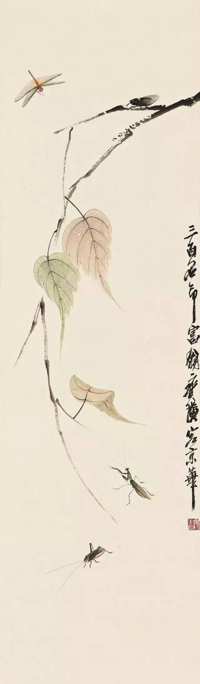 齐白石上课只画不讲,作画只送女学生