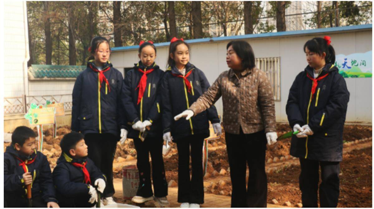 多米体育农业专家带领中小学生种蔬菜！武汉市这场自然劳动实践活动启动(图2)