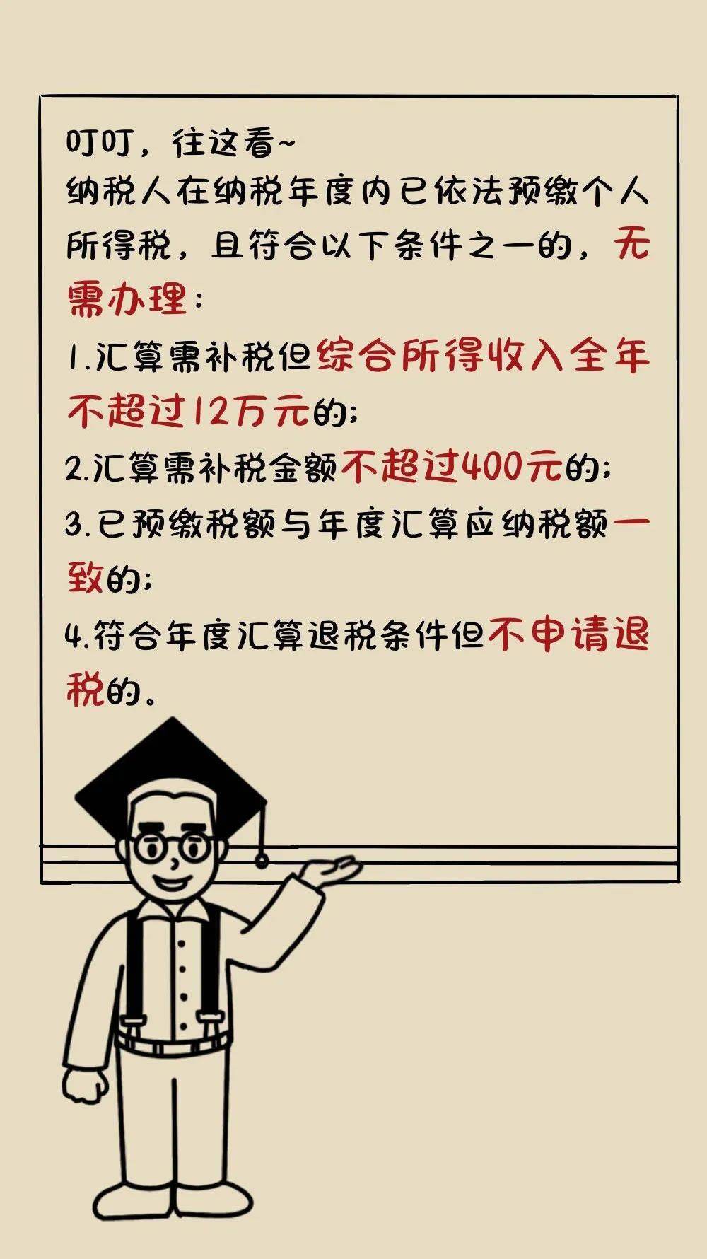 漫·话税丨个人所得税年度汇算是什么?