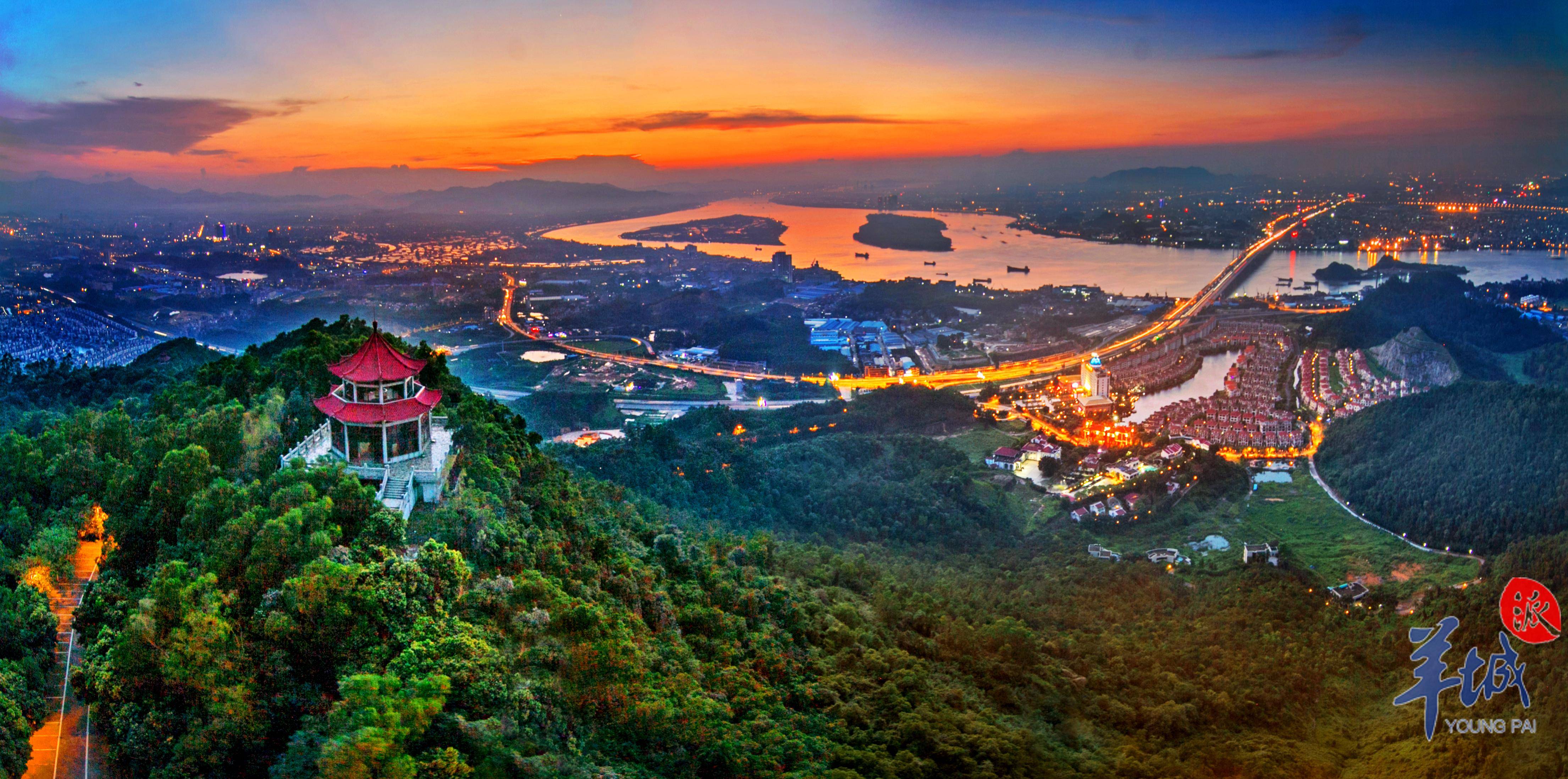 江门鹤山风景区图片