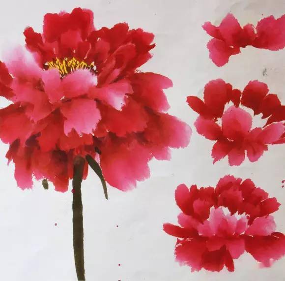 国画基础教程写意牡丹的画法附视频教程