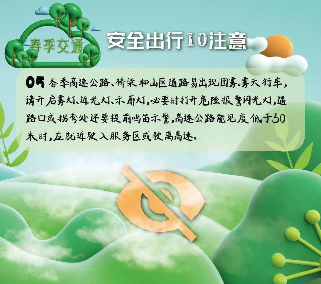 出行提示 | 春风十里,不如安全有你!_行车_天气_交通