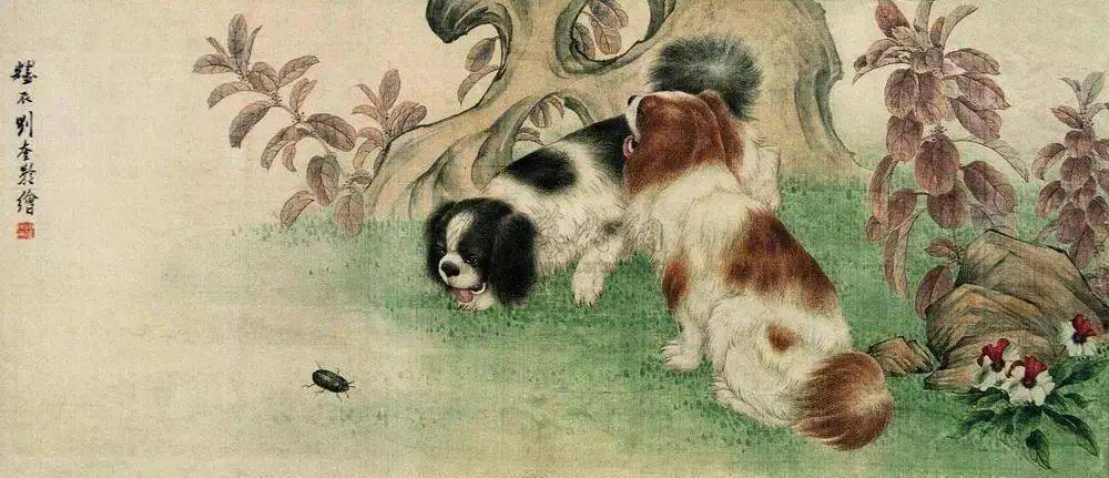 画中闻犬吠狺狺汪汪汪woofwoofwoof