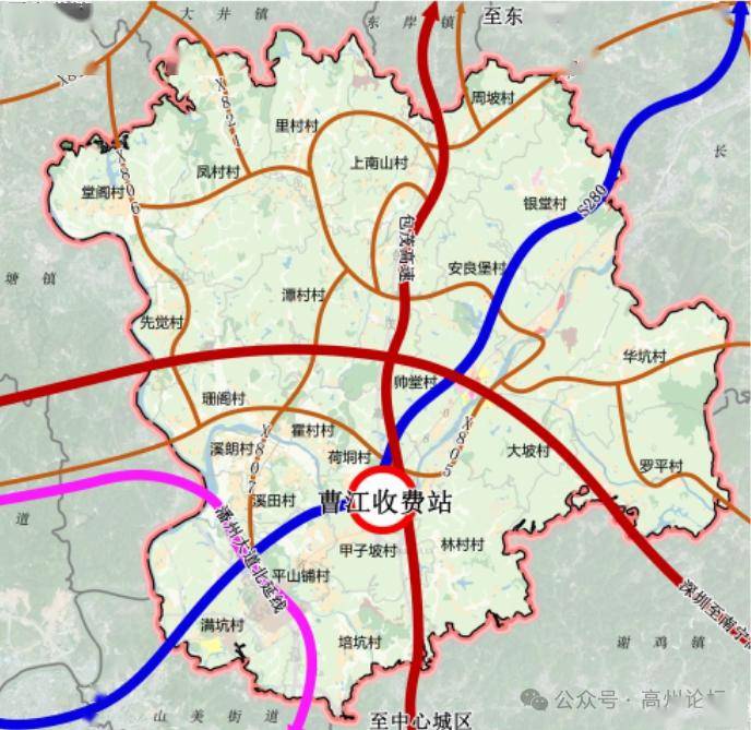 又一条新建高速途经,快看是不是你家乡?_曹江镇_发展_规划