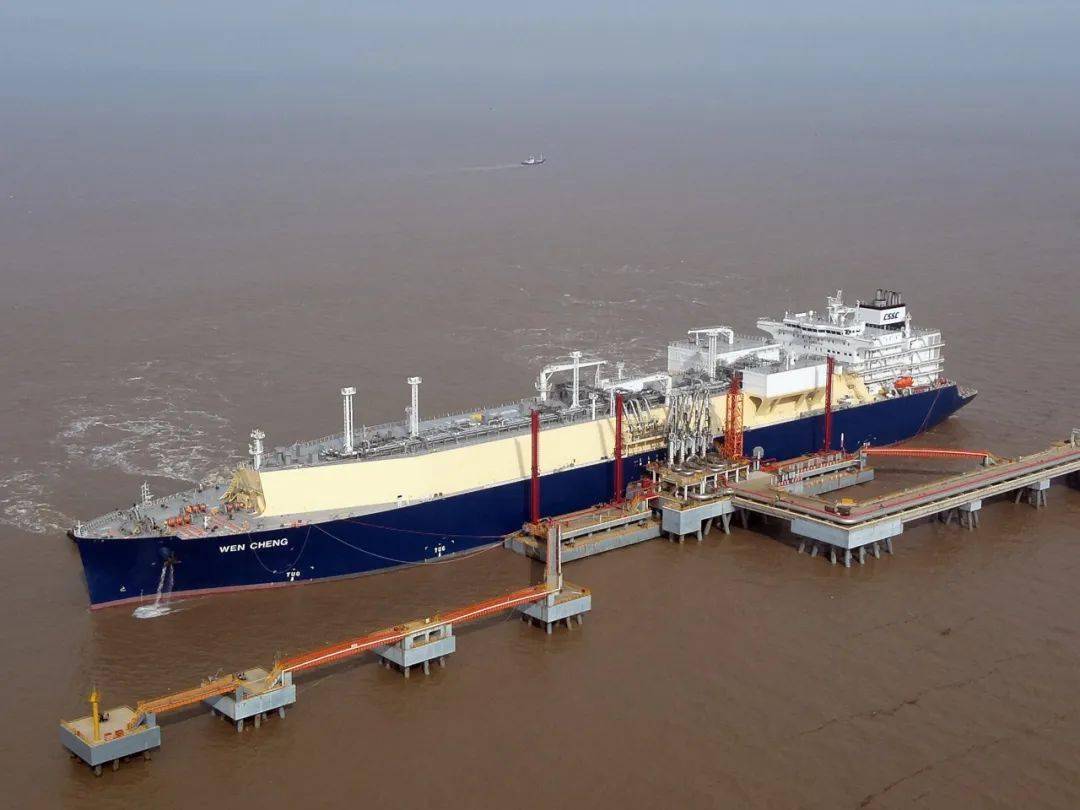 公主驾到南通吕四港再迎超大型lng运输船