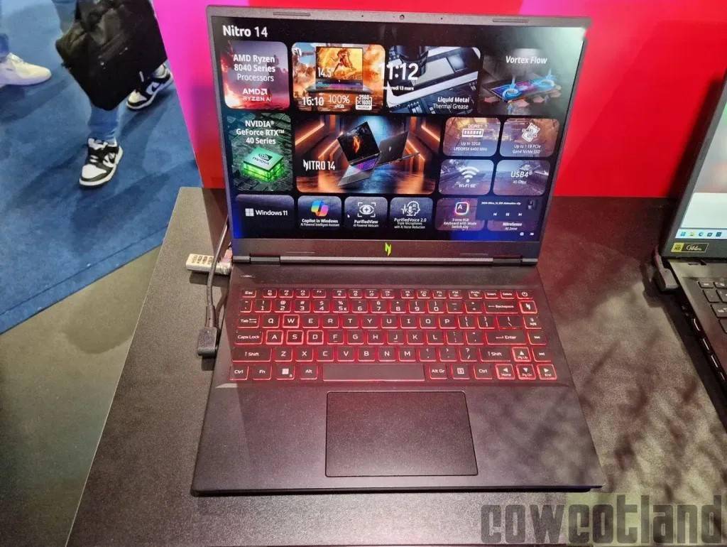 宏碁nitro暗影骑士14笔记本曝光搭载145英寸1610屏