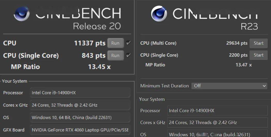 cpu-z基准测试算是短时爆发性能,多线程得分13541;作为对比,110w的