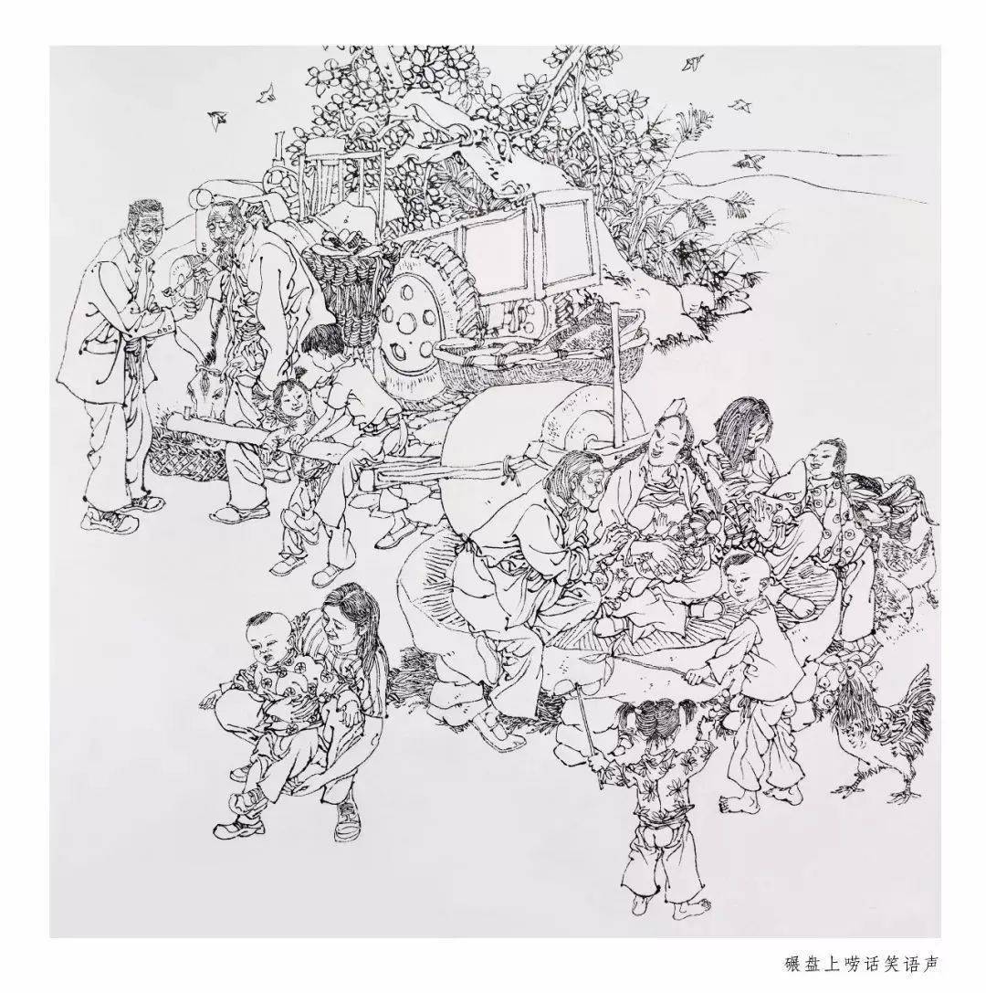 段明用画笔记录生活中美好的瞬间